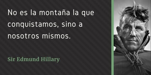 Frase Sir Edmund Hillary